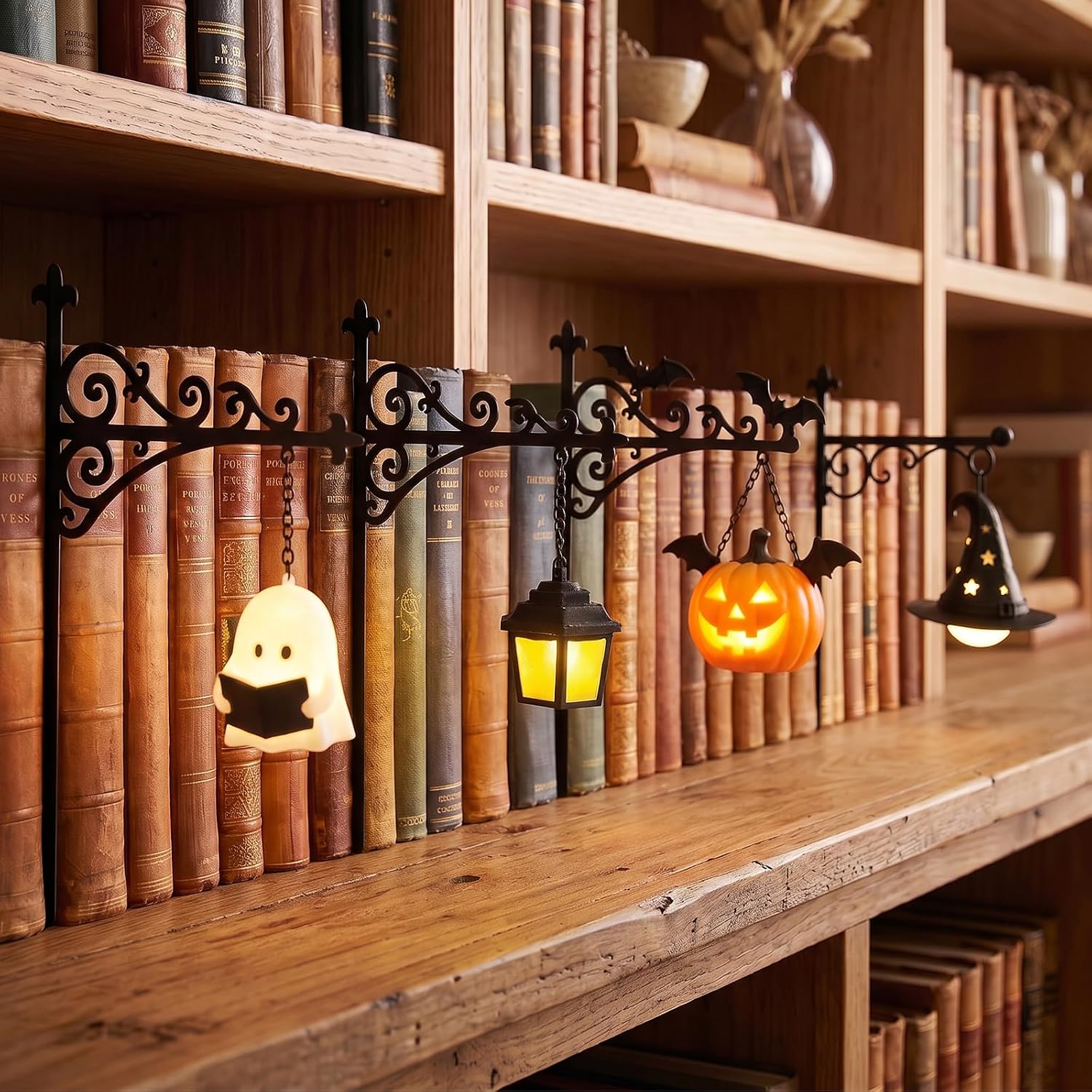 Lighting Decor For Home - Library Lantern-Decorative Bookshelf Lighting Reading Nook