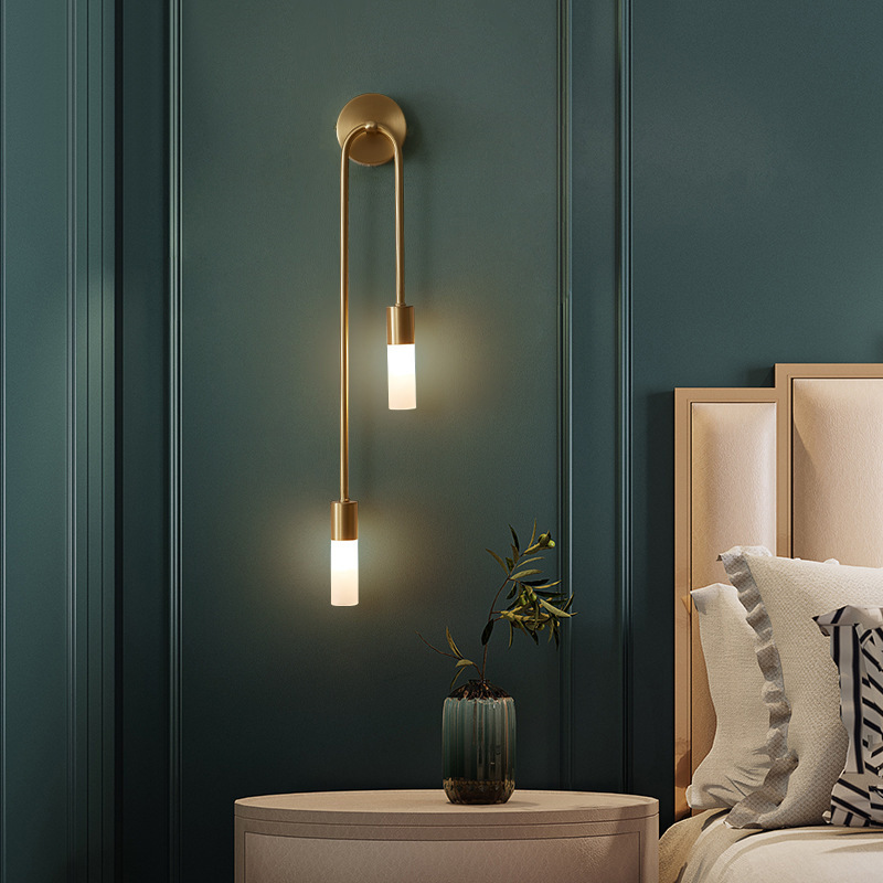Lighting Decoration On Wall - Retro Background Living Room Aisle Bedroom