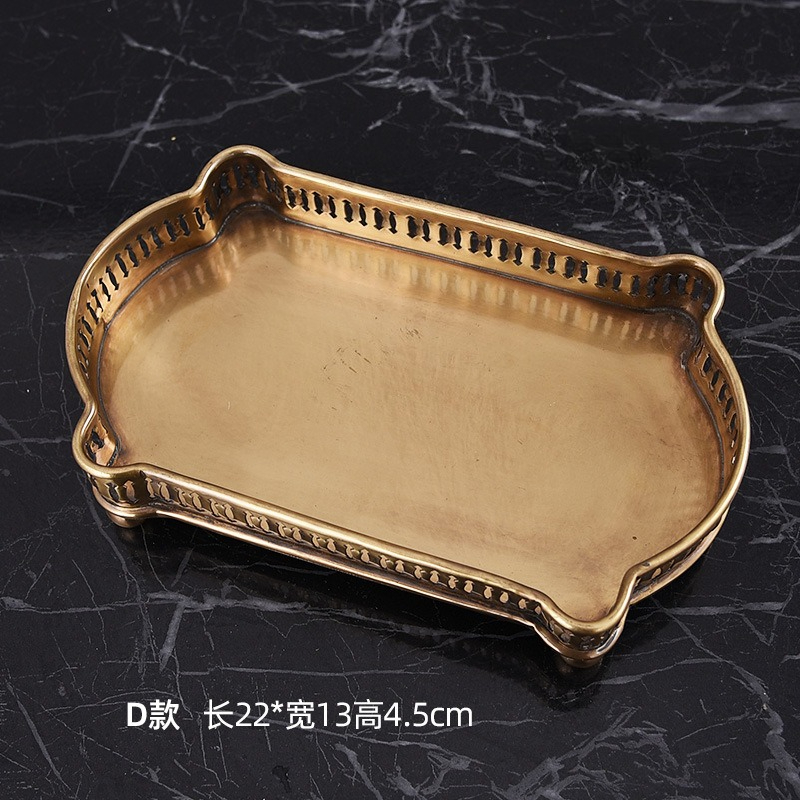 Decor Lighting India - Imported brass decorative tray from India,
