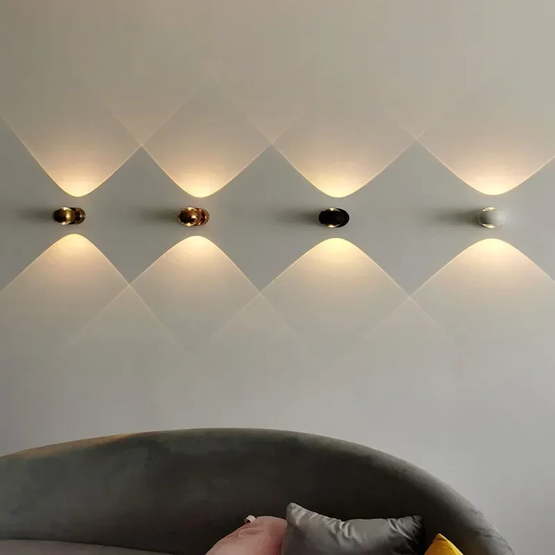 Lighting Decoration On Wall - Nordic Designer Modern Art Aluminum Glass