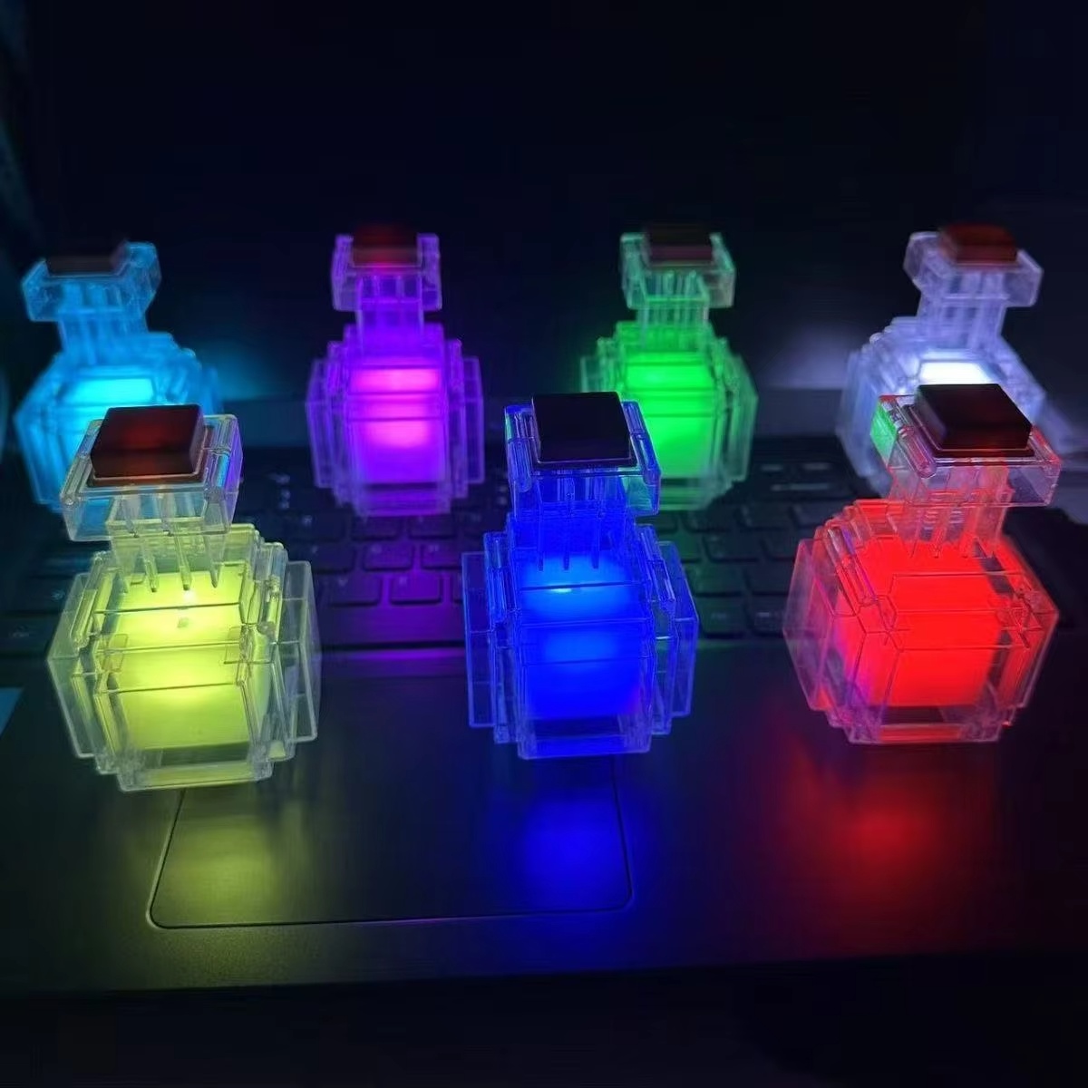 Lighting Home Decor Items - Rechargeable Potion Bottle Night Light Led