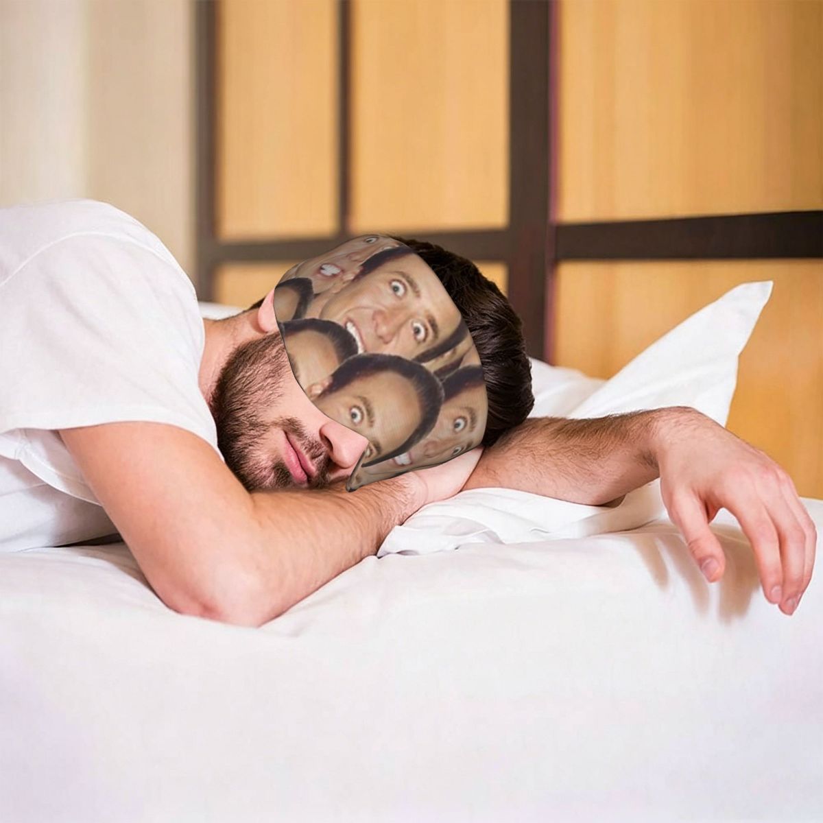 Home Lighting & Decor St Catharines On - Nicolas Cage Meme sleep mask Light