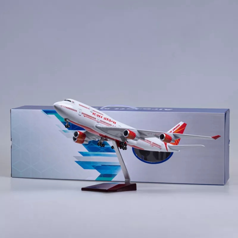 Decor Lighting India - 47cm Air India Airlines B747 Airplane