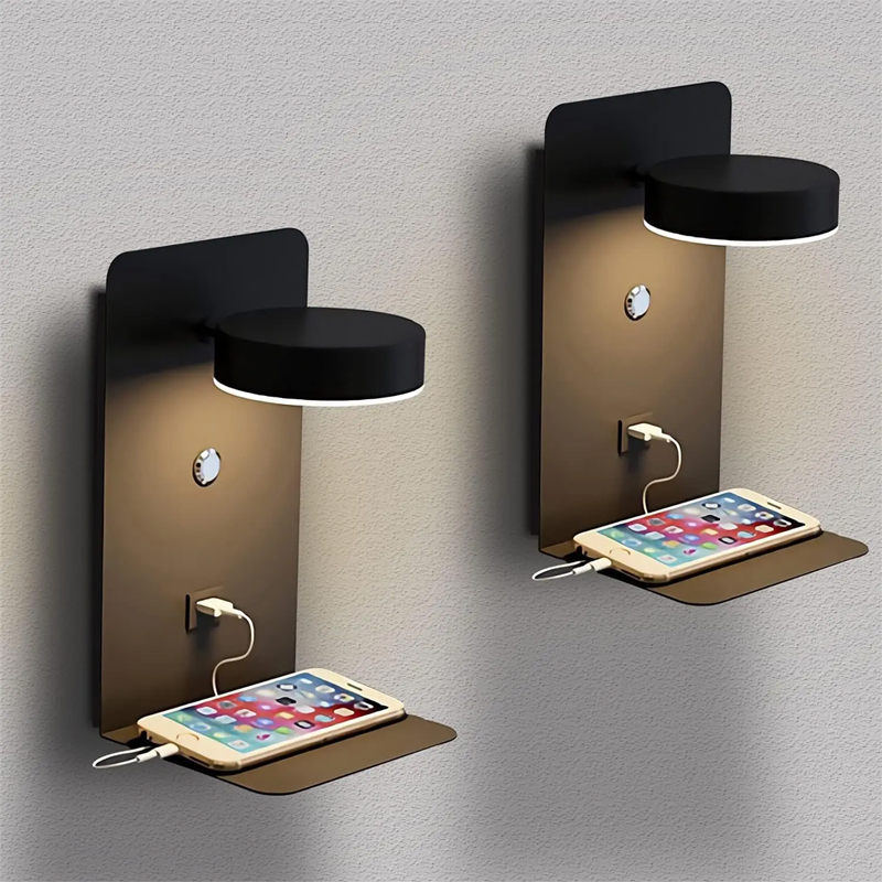 Lighting Decoration On Wall - Bedroom Led Wall Lamps with USB