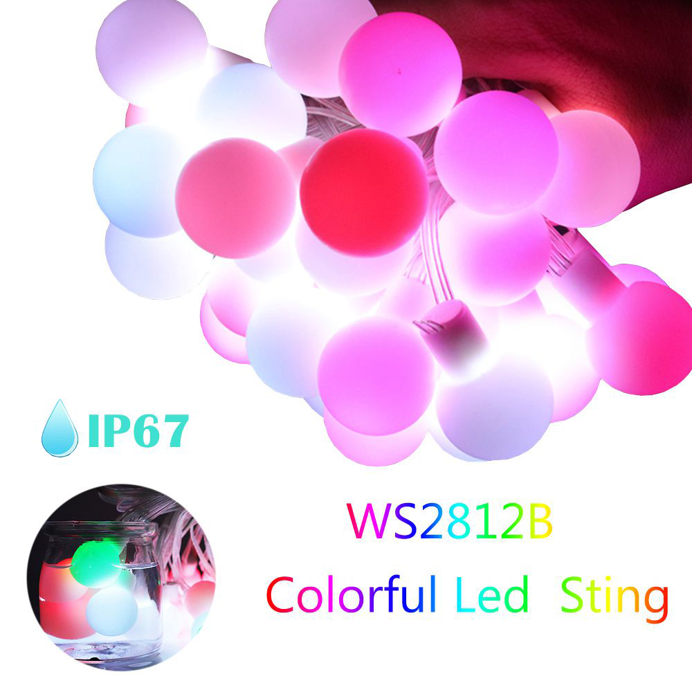 WS2812b LED Bóng Tròn Dây Đèn  - đánh giá và giá Lighting Decor And More