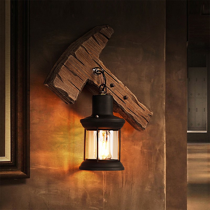 Wooden Wall Lamp for Living Ro - đánh giá và giá Lighting Decoration On Wall