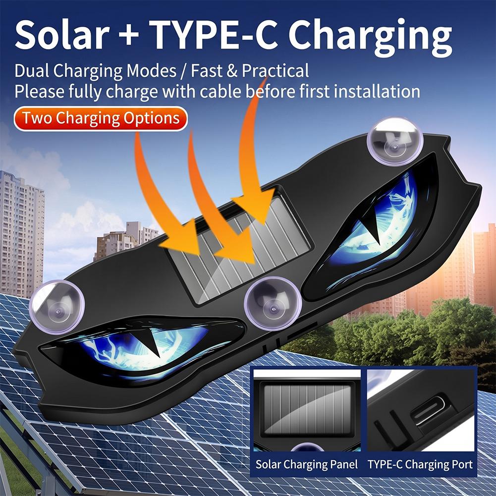 Solar Powered Devil Eye Car Wa - đánh giá và giá Lighting Decor Inc