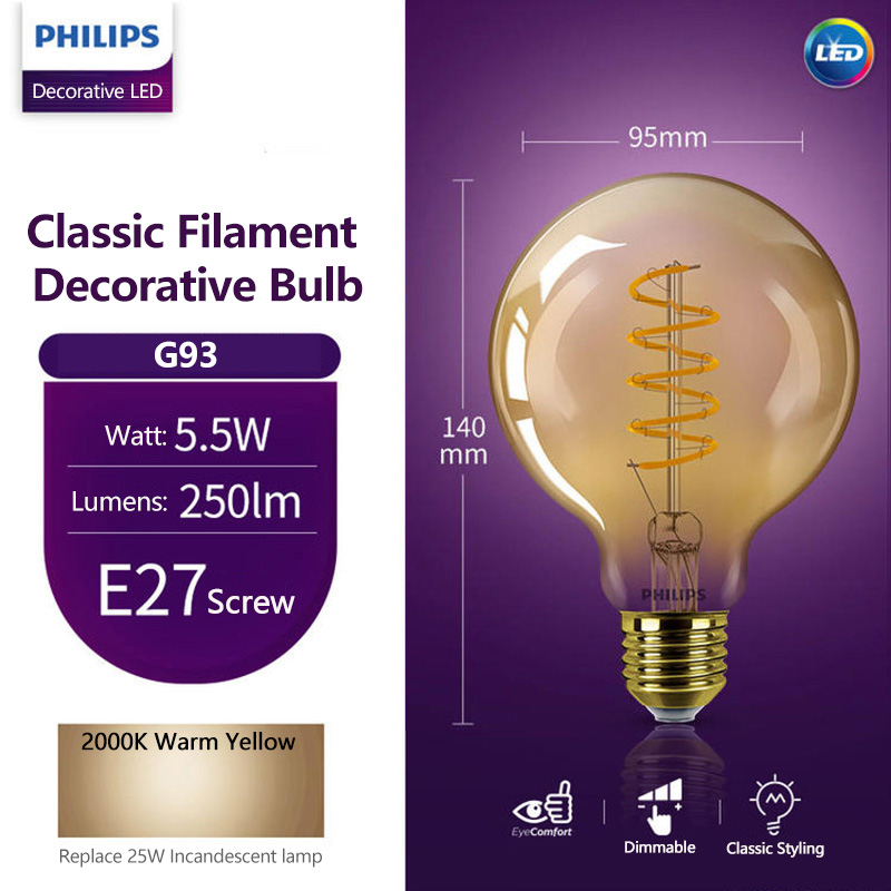 Philips LED Decorative Bulb ST - đánh giá và giá Philips Bulb Led Classic