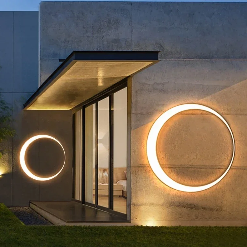 Modern Outdoor Waterproof Moon - đánh giá và giá Lighting Decoration On Wall