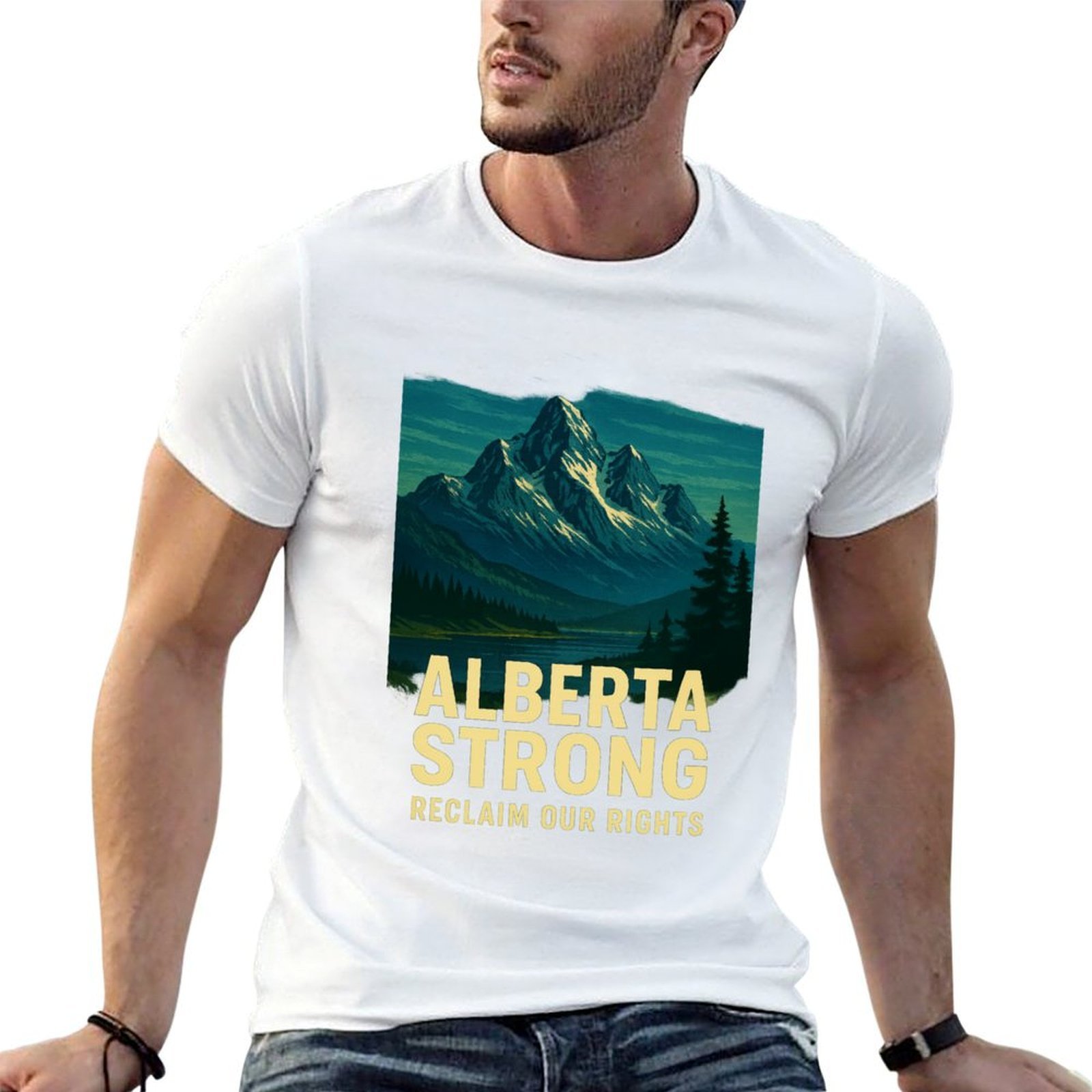 Alberta Strong T-Shirt Casual  - đánh giá và giá Alberta Lighting & Decor Photos