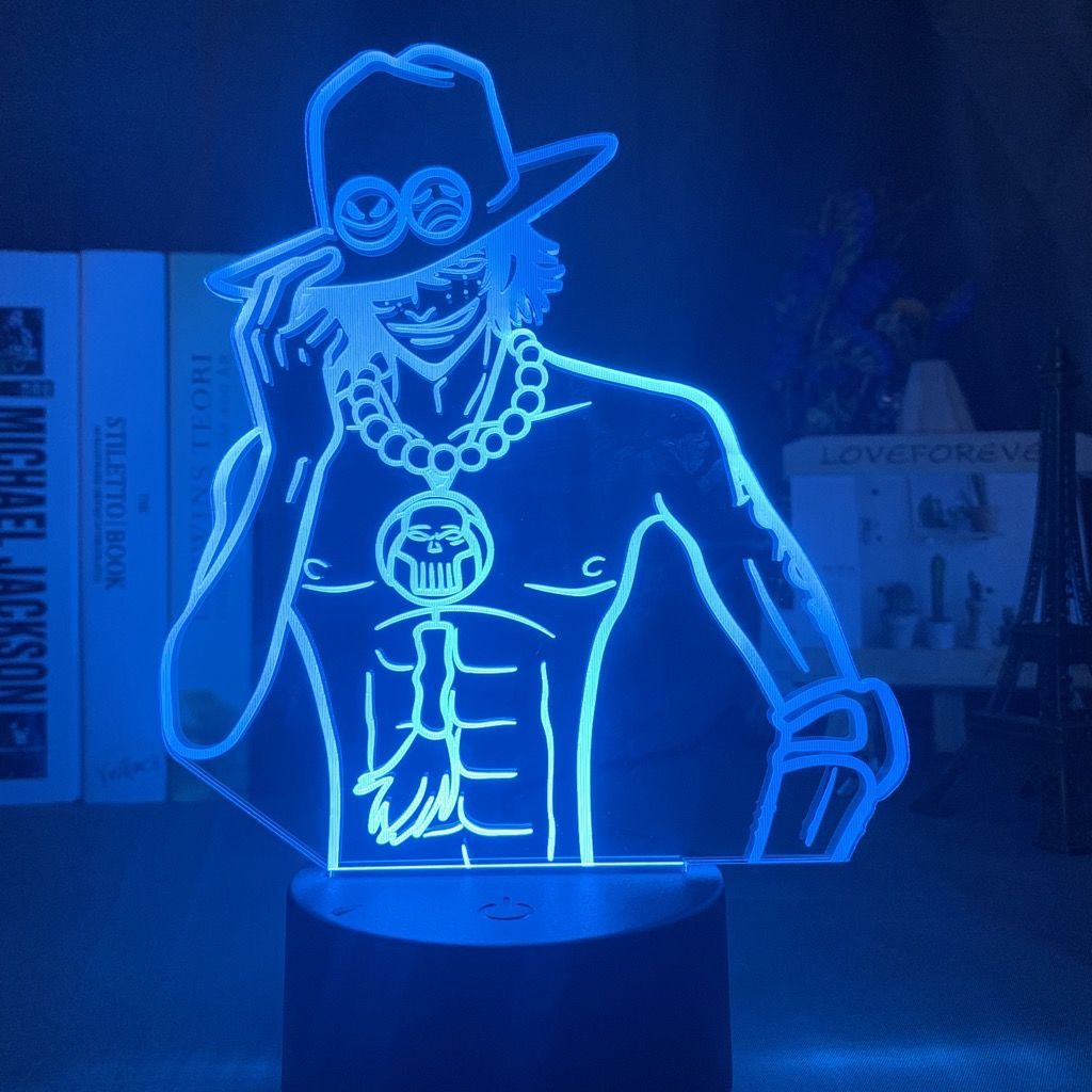 One Piece Ace Anime Cartoon Cu - đánh giá và giá Lighting Decor Items