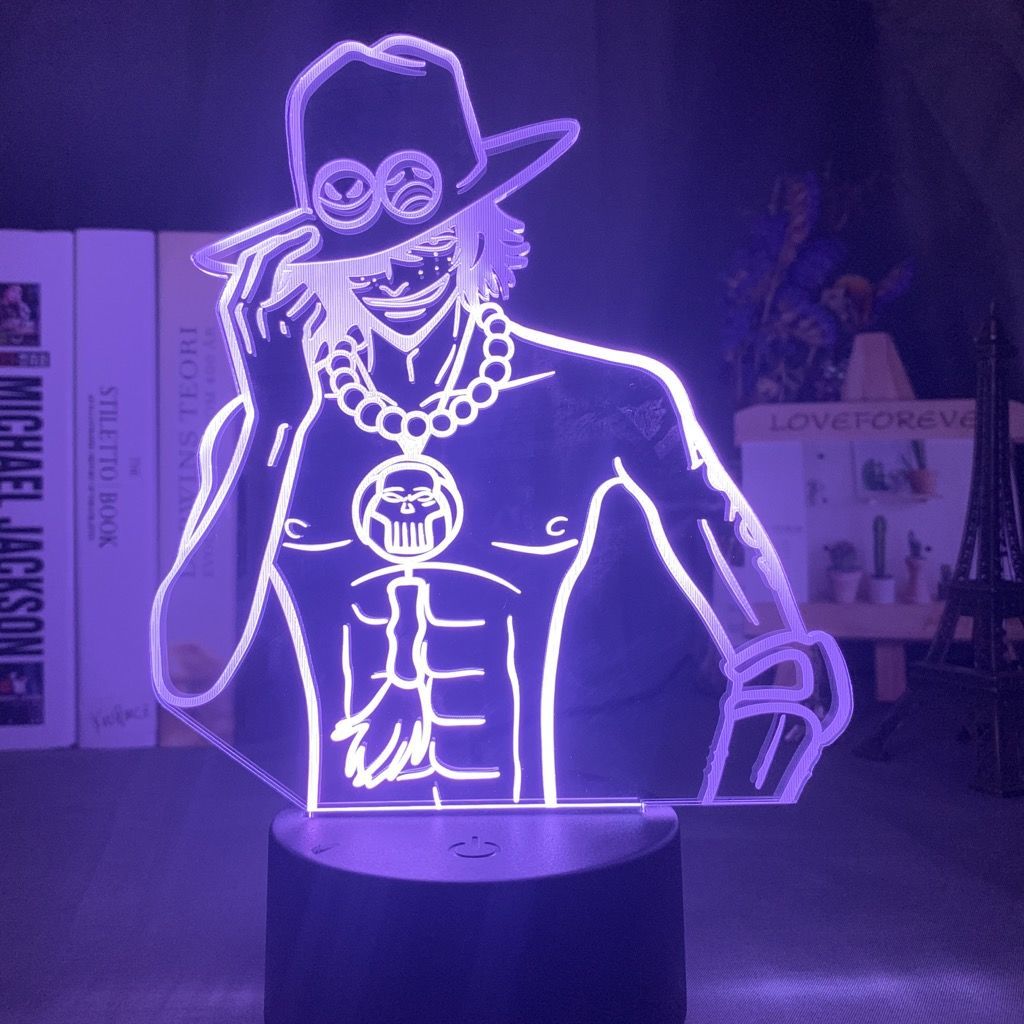 One Piece Ace Anime Cartoon Cu - đánh giá và giá Lighting Decor Items