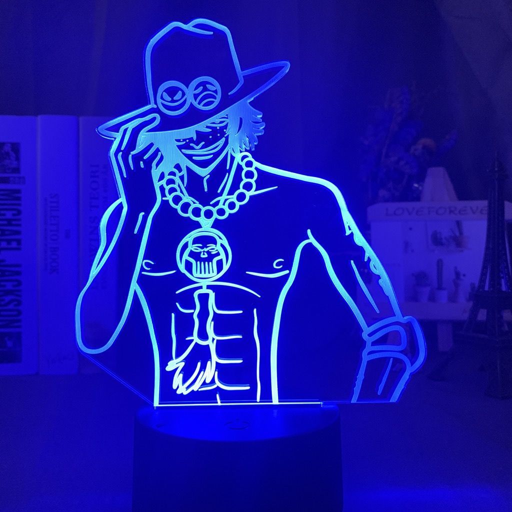 One Piece Ace Anime Cartoon Cu - đánh giá và giá Lighting Decor Items