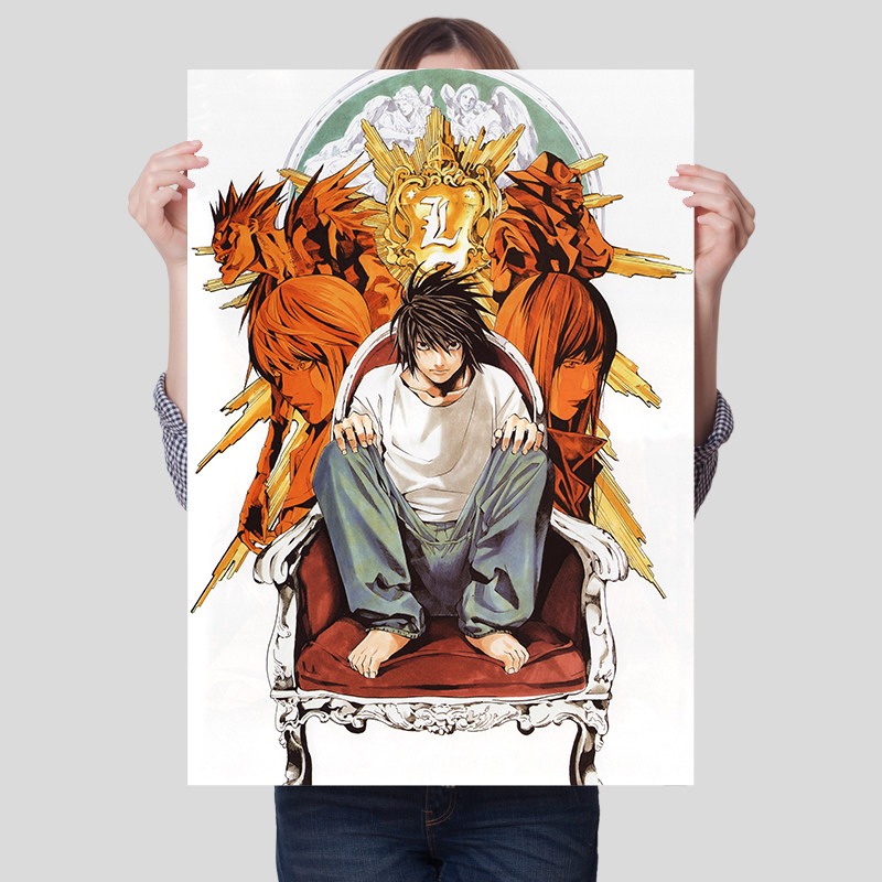 Death Note Unframed Canvas Pri - đánh giá và giá Lighting Home Decor Items