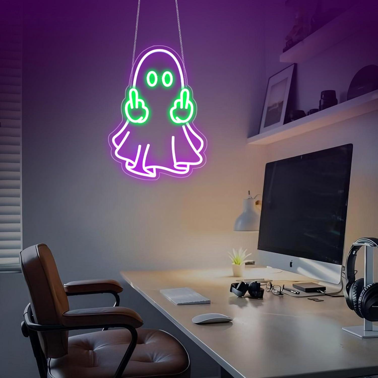 Ghost Neon Sign USB Powered LE - đánh giá và giá Lighting Decor For Home