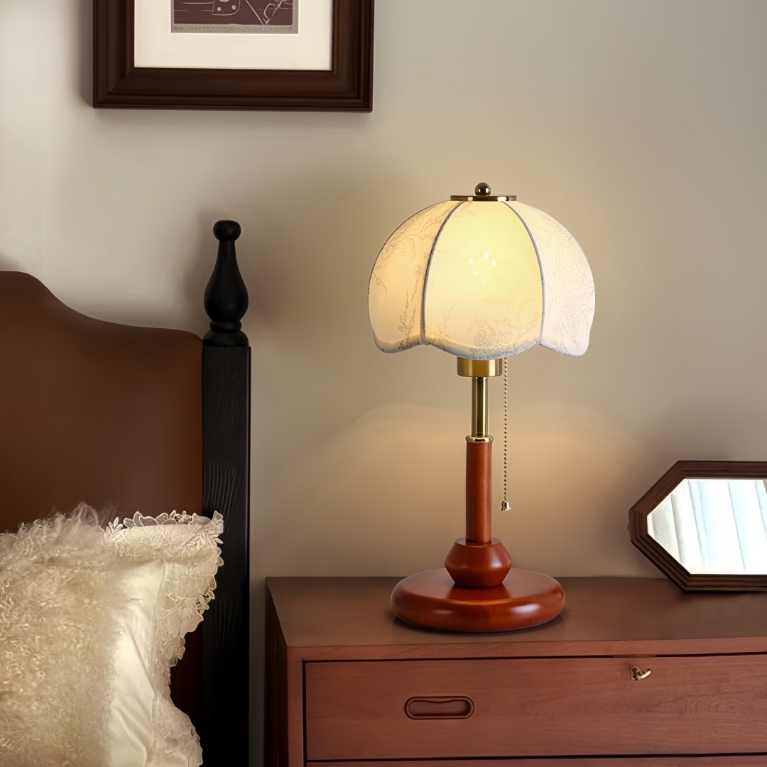 Vintage Scalloped Dome Table L - đánh giá và giá Lighting Decor For Home