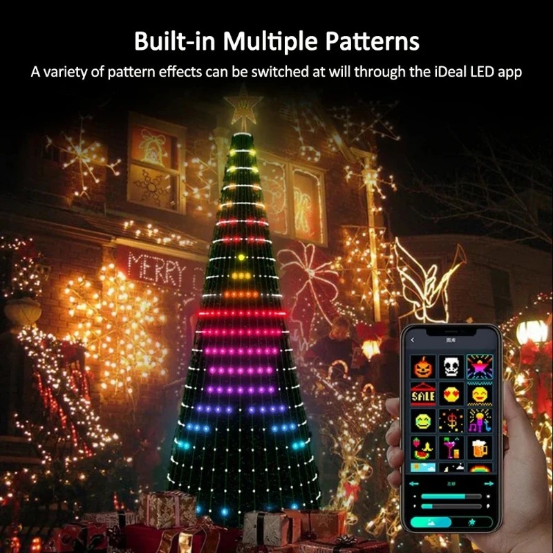 Christmas Star Tree Lights RGB - đánh giá và giá Lighting Decor For Home
