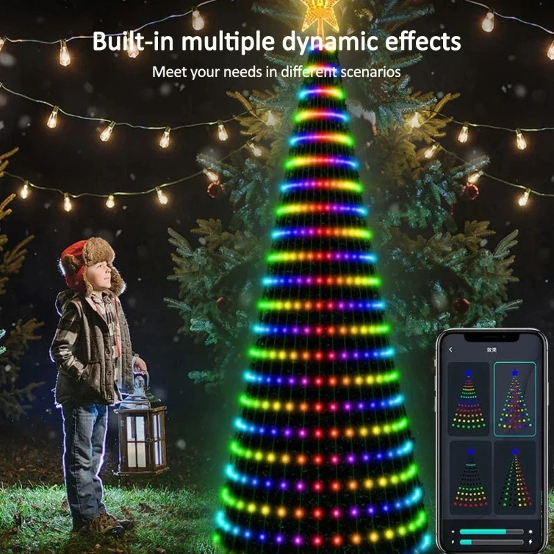 Christmas Star Tree Lights RGB - đánh giá và giá Lighting Decor For Home