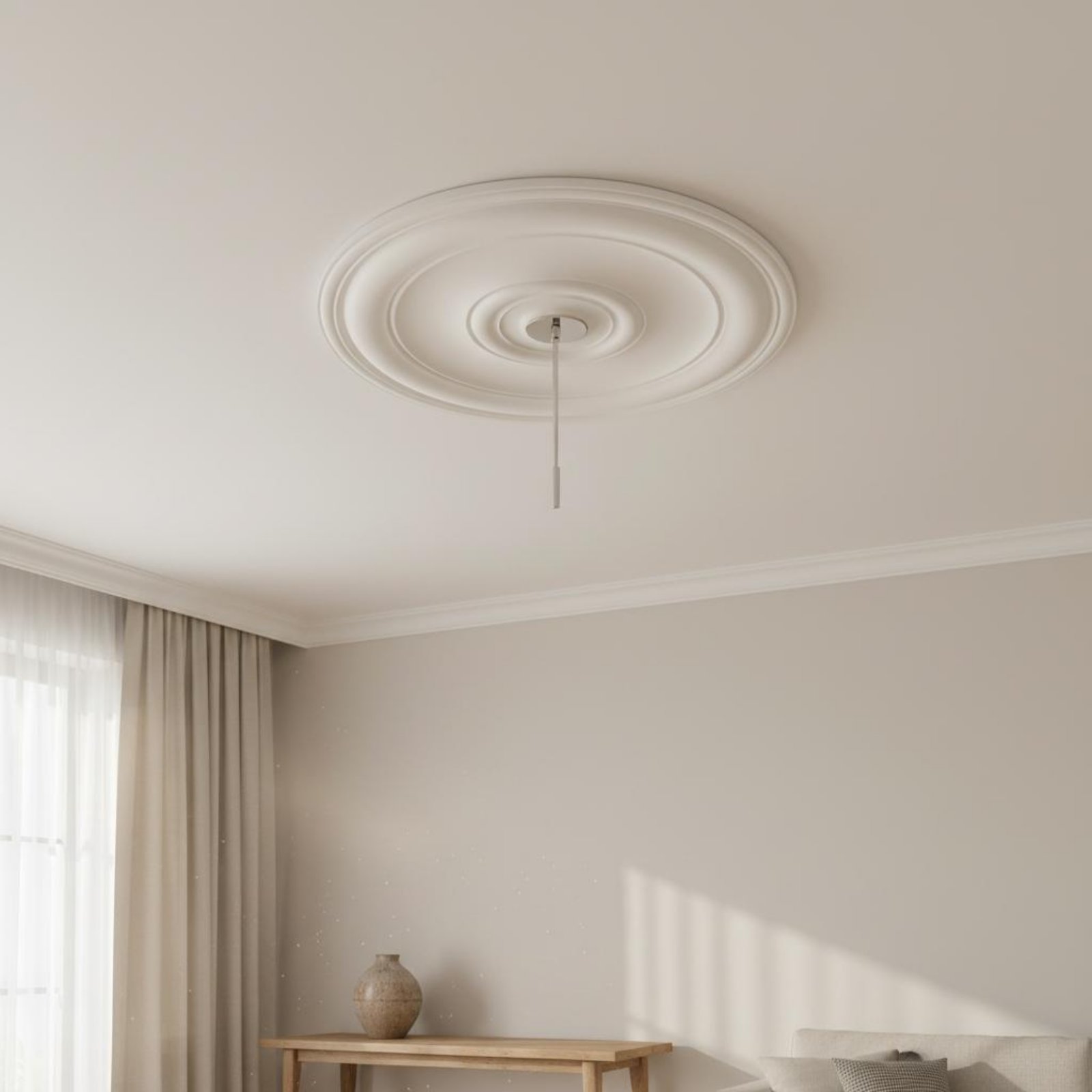 Round Ceiling Medallion Europe - đánh giá và giá Lighting Decoration