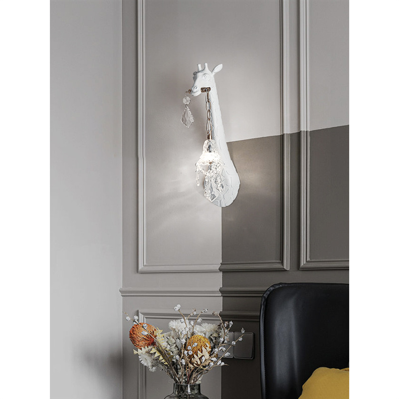 Modern Creative Resin Giraffe  - đánh giá và giá Lighting Decoration On Wall