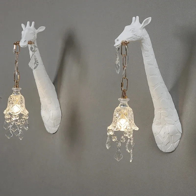 Modern Creative Resin Giraffe  - đánh giá và giá Lighting Decoration On Wall