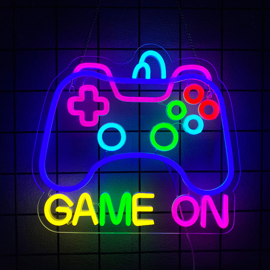 Game On Series Neon Sign For W - đánh giá và giá Lighting Decoration On Wall