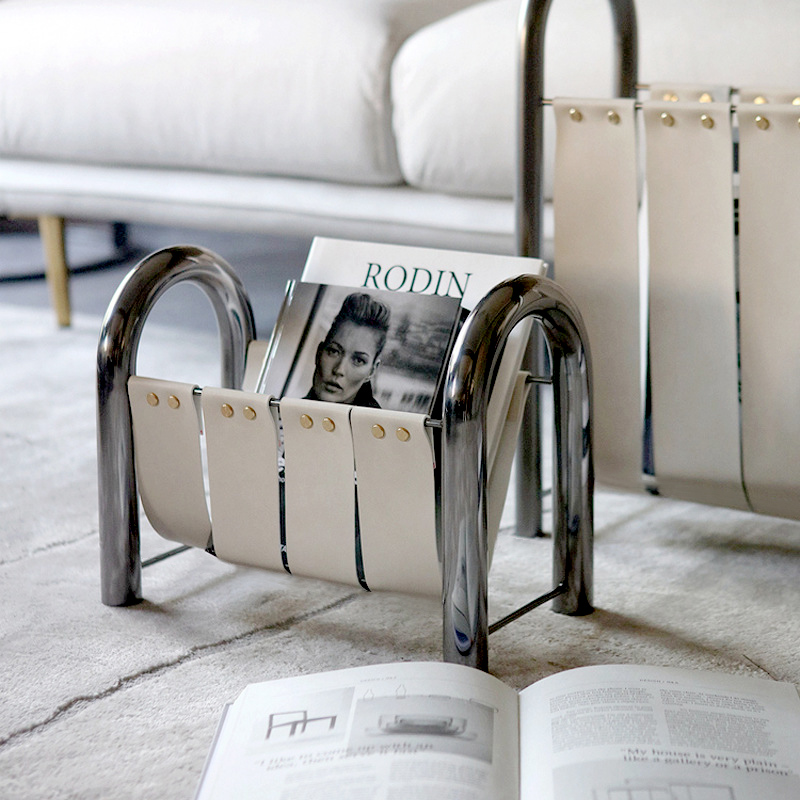 Light Luxury Metal Leather Mag - đánh giá và giá Lighting And Decor Magazine