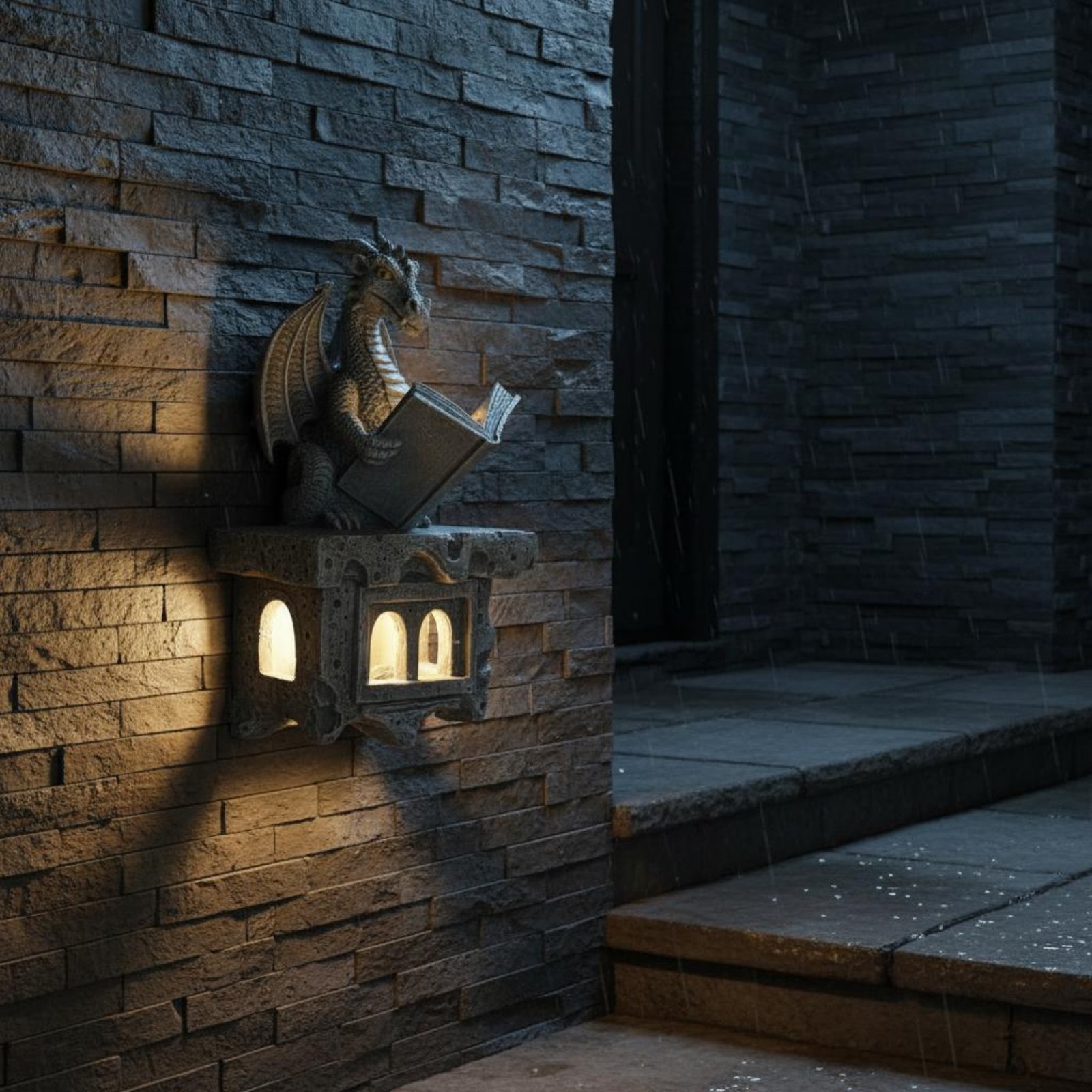 Solar Wyvern Wall Shine Auto O - đánh giá và giá Lighting Decoration On Wall