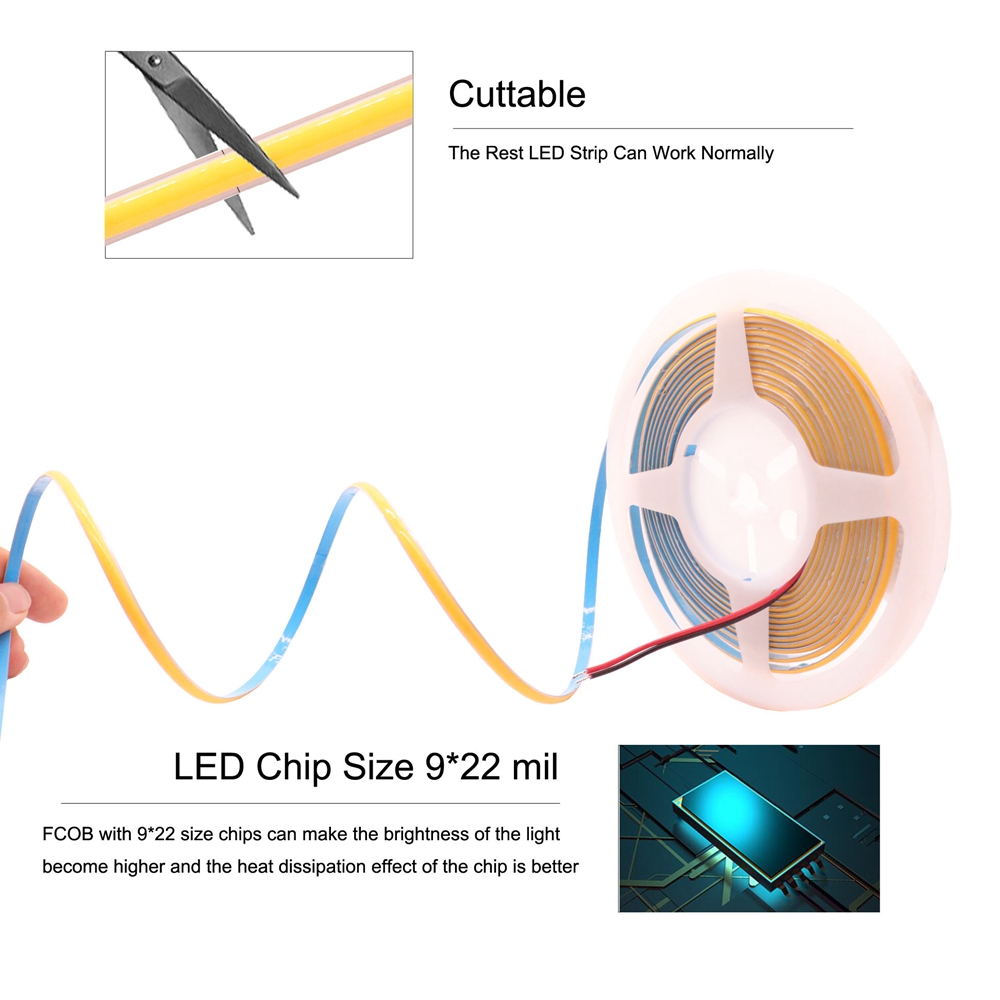 5Mm COB Dây Đèn LED 384 Đèn LE - đánh giá và giá Lighting Decor And More