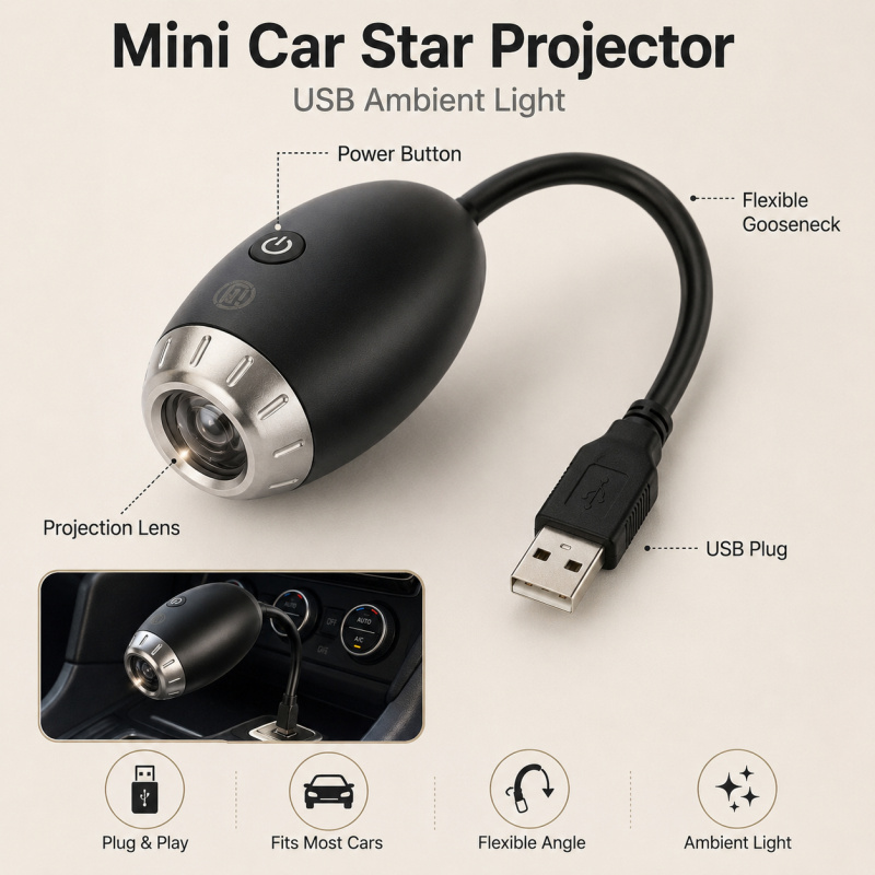 USB Car Star Projector Light S - đánh giá và giá Star Projector Night