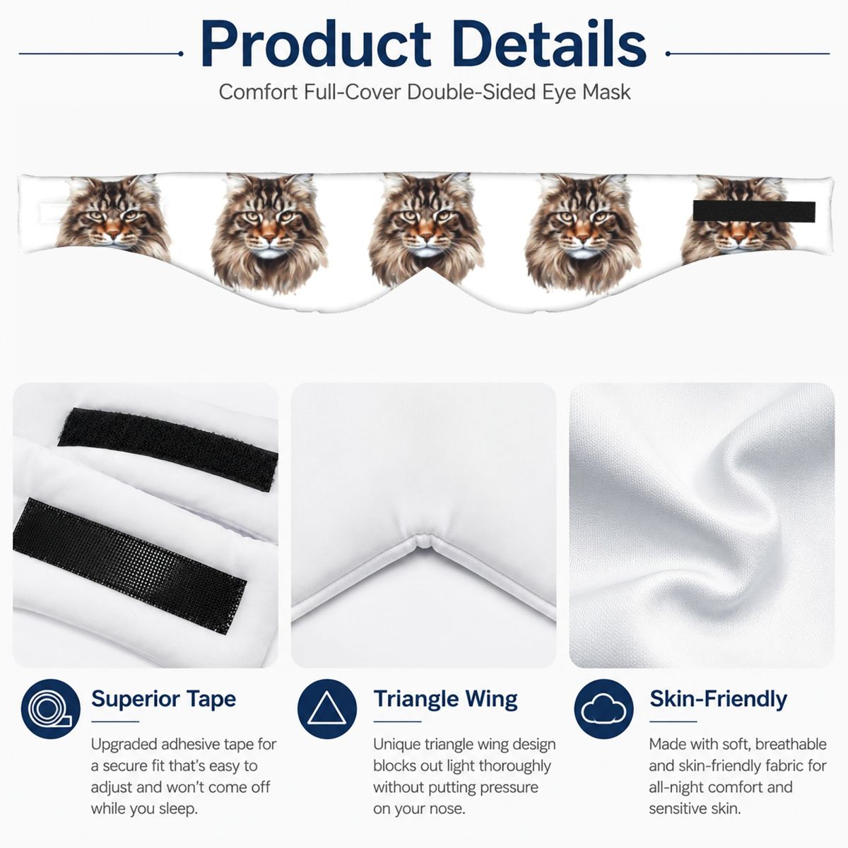 Maine Coon Cat sleep eye mask  - đánh giá và giá Home Lighting & Decor St Catharines On