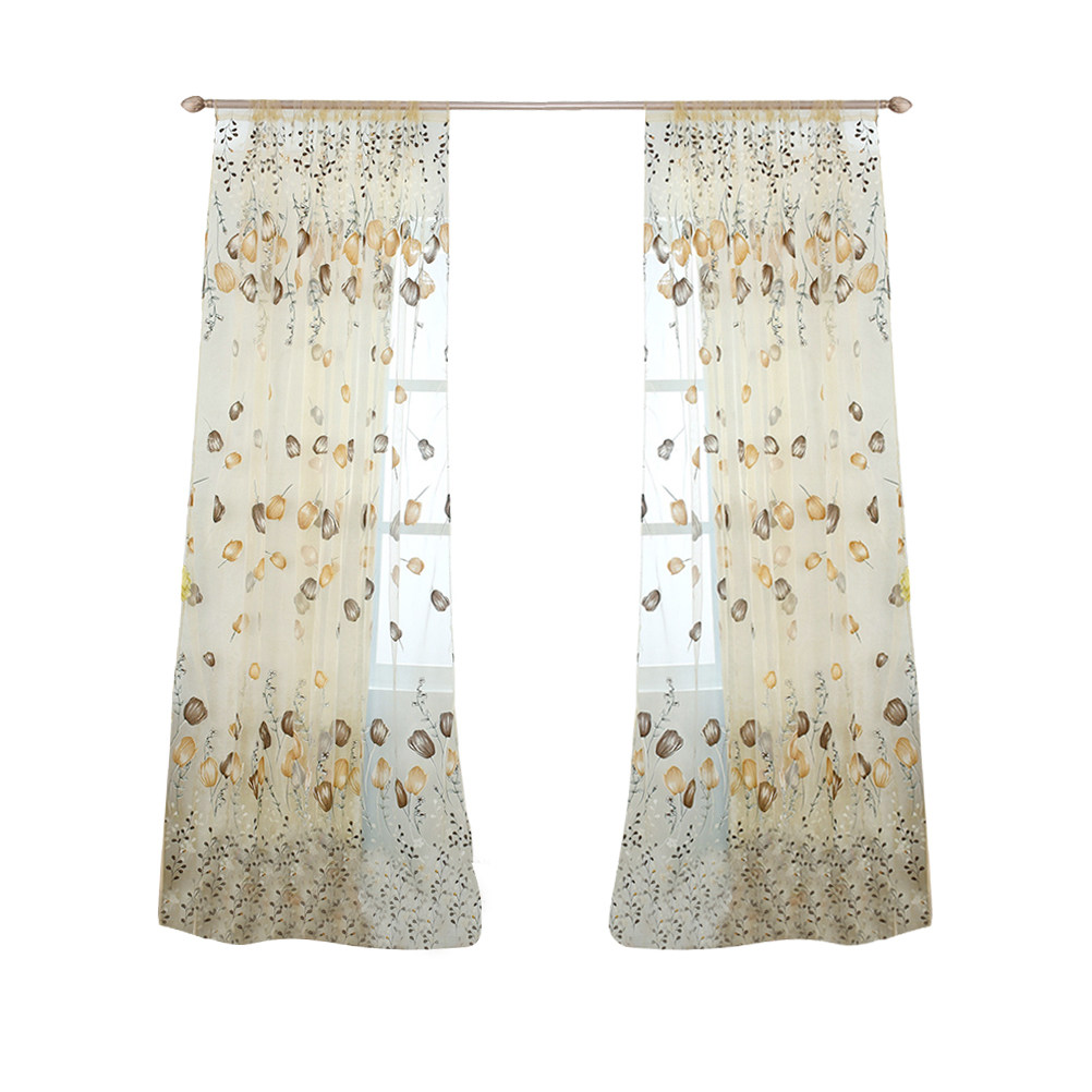 100x200cm Tulip Voile Curtains - đánh giá và giá Kitchen Decor Lighting