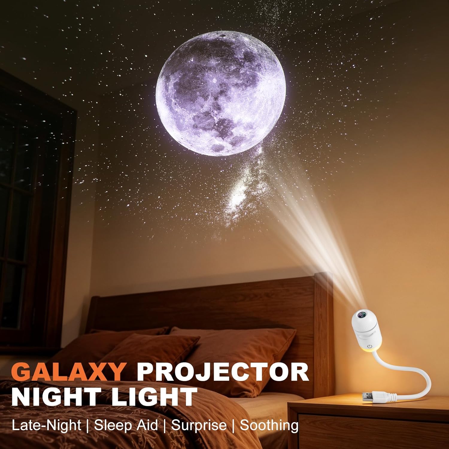 2-in-1 Mini Galaxy Star Projec - đánh giá và giá Star Projector Night