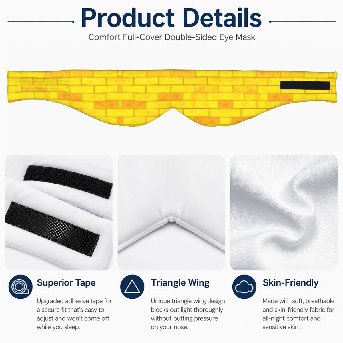 Yellow Brick Road sleep mask L - đánh giá và giá Home Lighting & Decor St Catharines On
