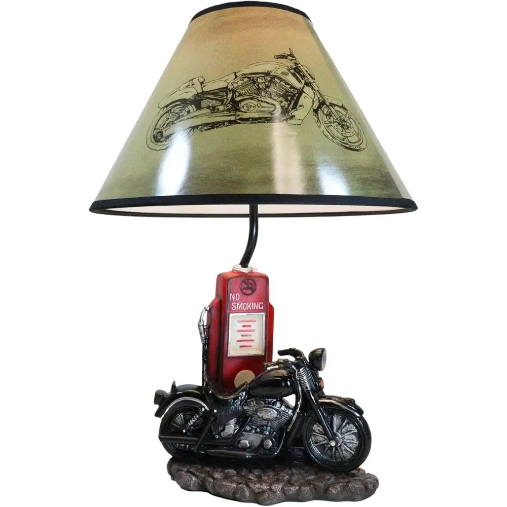 Vintage Retro Black Motorcycle - đánh giá và giá Lighting Decor For Home
