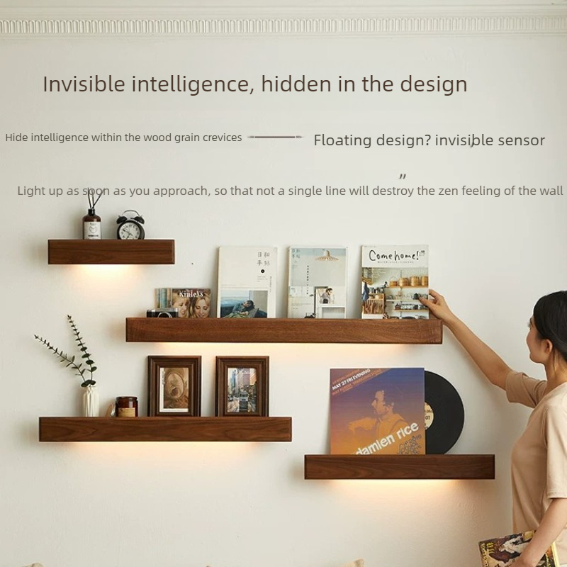 Solid Wood Wall Storage Shelf  - đánh giá và giá Lighting And Decor Magazine