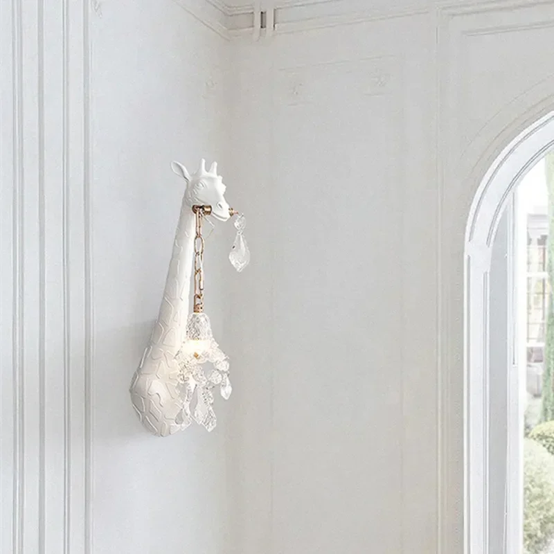 Nordic New Resin Giraffe LED W - đánh giá và giá Lighting Decoration On Wall