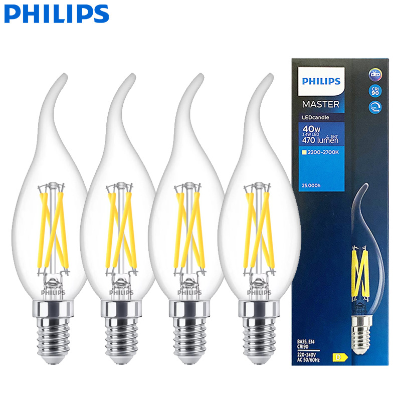 Philips Master LED Candle E14  - đánh giá và giá Philips Bulb Led Classic