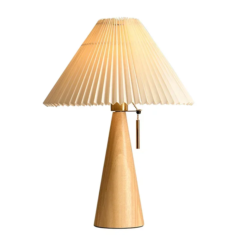 Retro Pleated Table Lamp Nordi - đánh giá và giá Lighting Decor For Home