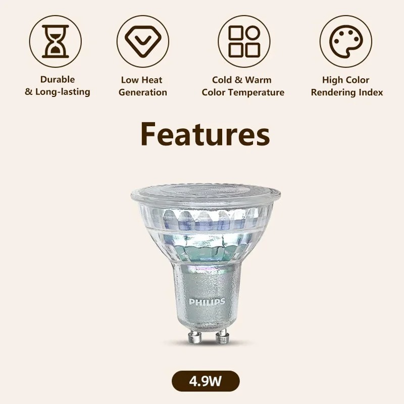 Philips 4.6W Essential LED Rec - đánh giá và giá Philips Bulb Led Classic